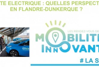 Retour sur le webinaire - Mobilité électrique : quelles perspectives en Flandre - Dunkerque ?