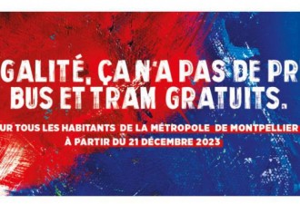 [21 décembre 2023] La gratuité des transports pour tous les habitants de la Métropole de Montpellier-Méditerranée, c'est pour très bientôt