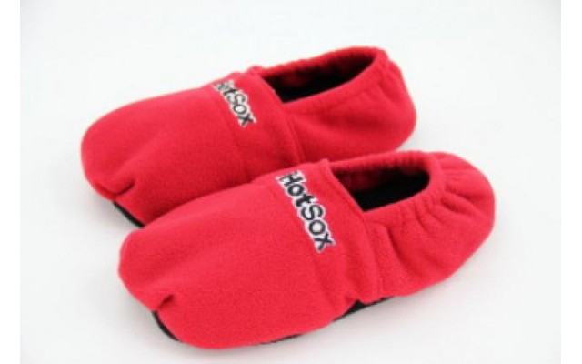 CHAUSSONS DE RELAXATION CHAUFFANTS ROUGE T36/40